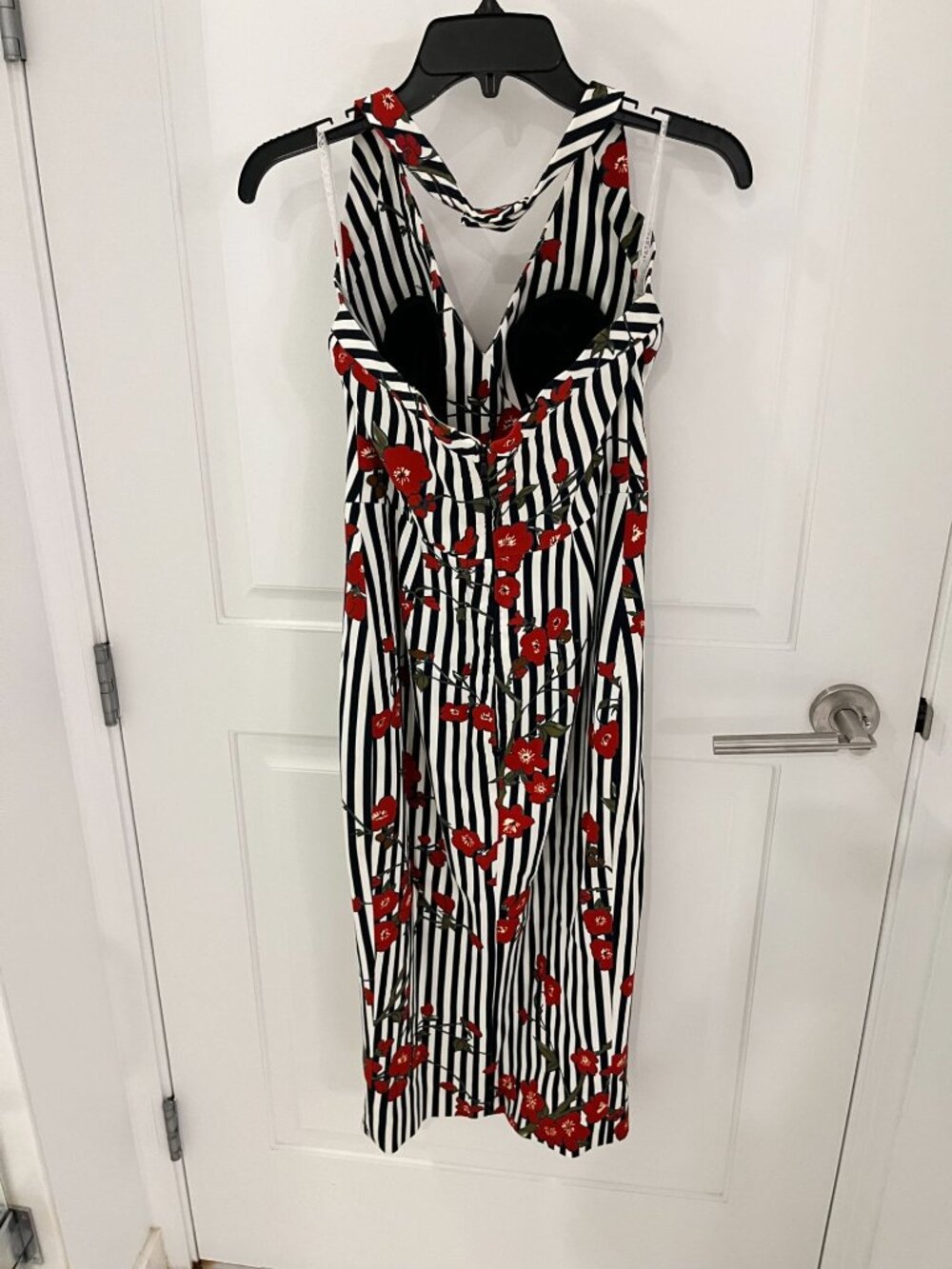 L'Wren Scott Tagasode Italy Halter Midi Cherry Blossom Floral Haute Couture Dres - Picture 7 of 11